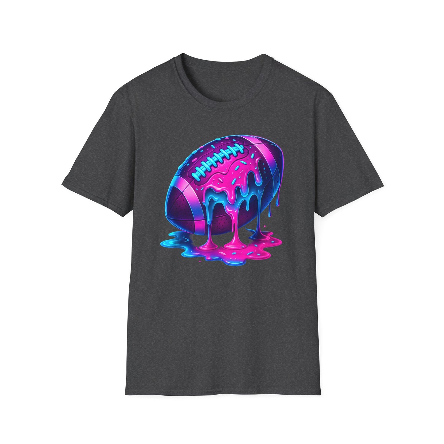 Ice Cream Drip Football T-Shirt