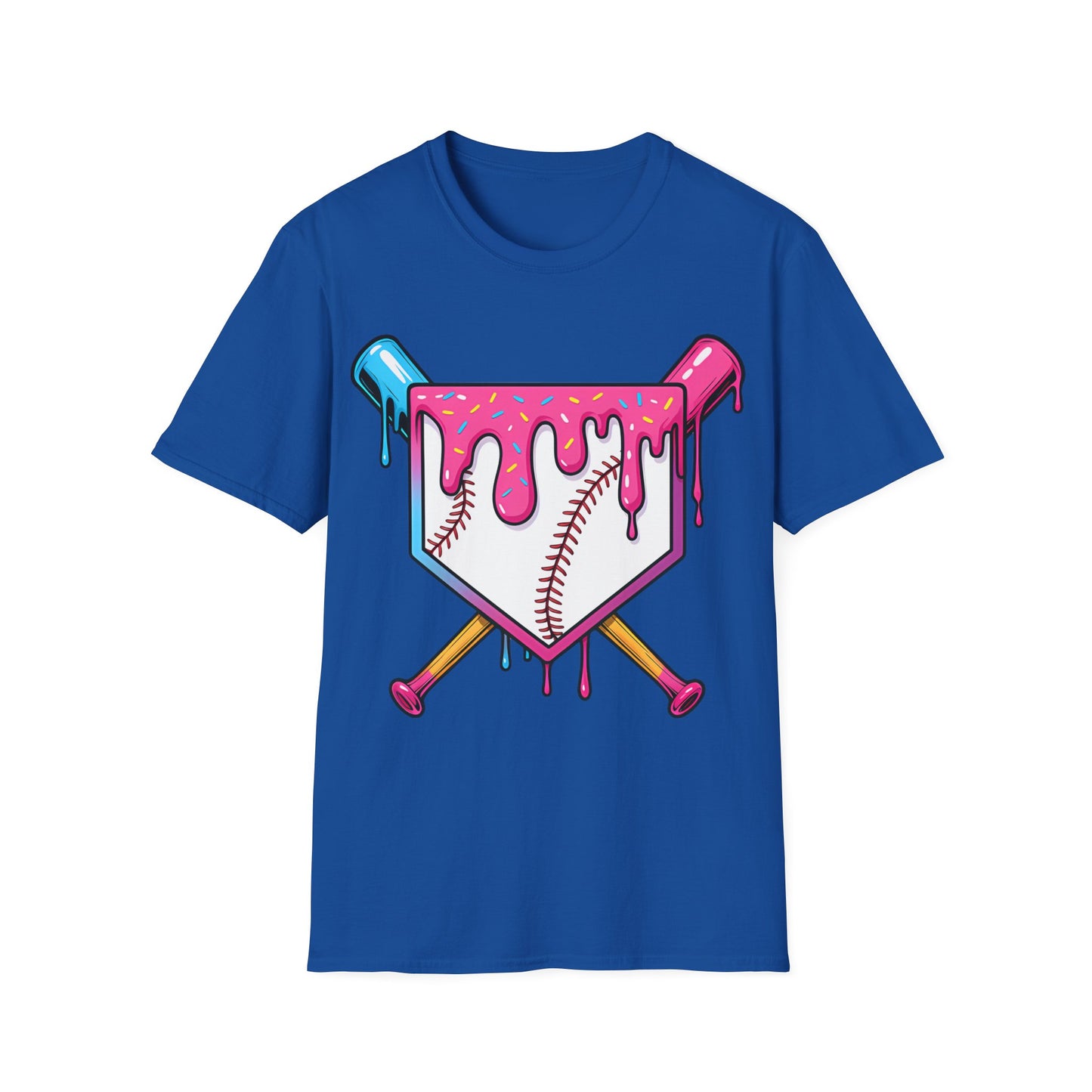 Baseball Bats Ice Cream Drip T-Shirt