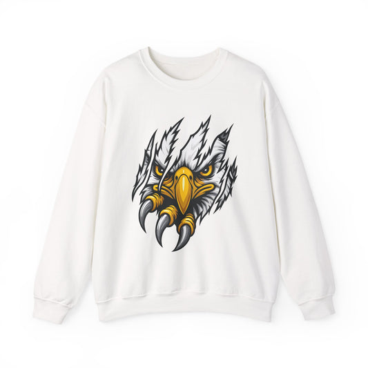 Fierce Eagle Claw Scratch Crewneck Sweatshirt