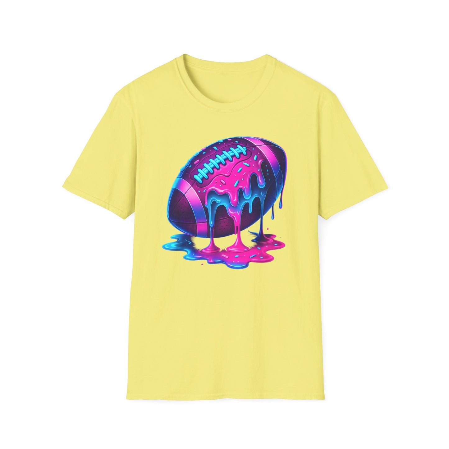 Ice Cream Drip Football T-Shirt