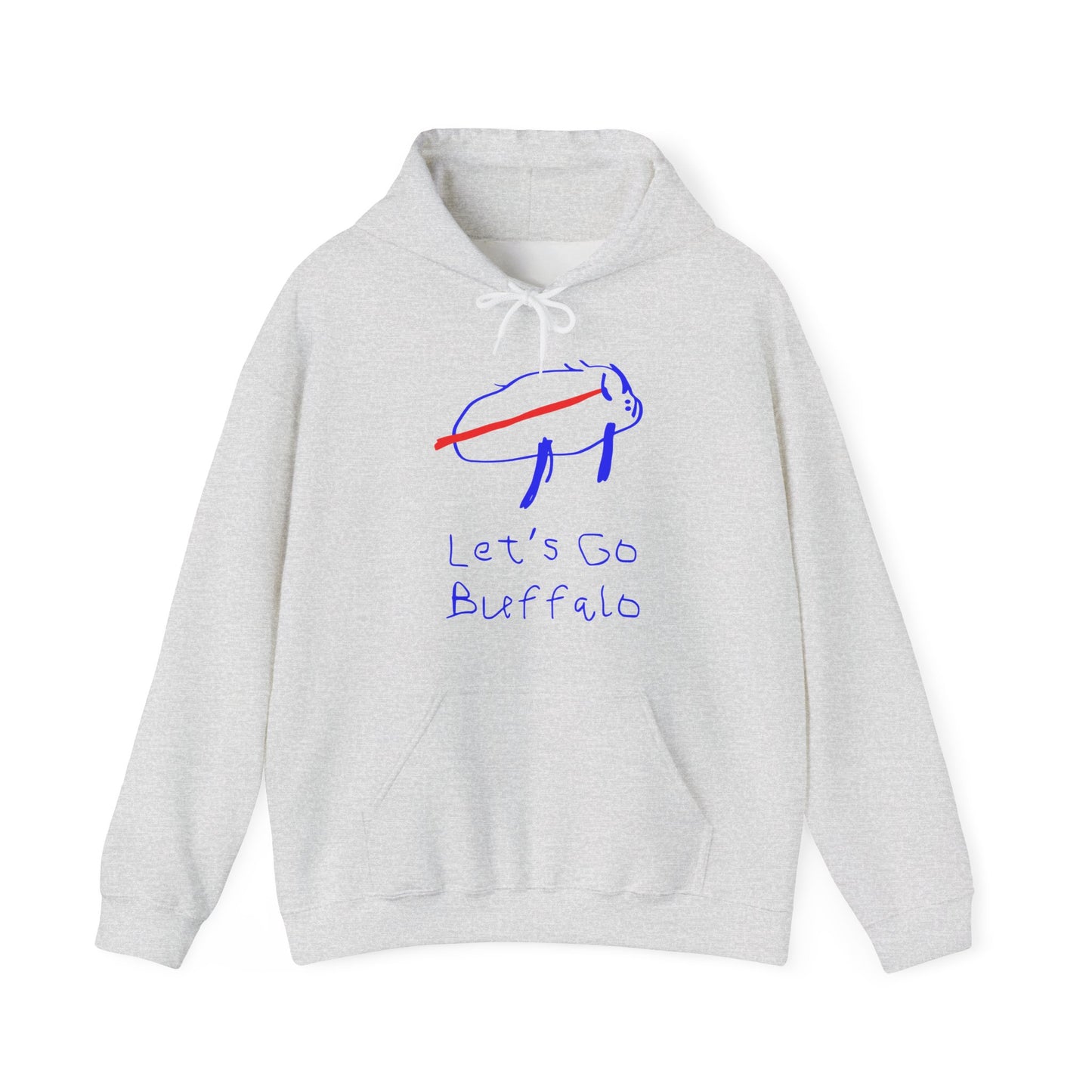 Let's Go Buffalo Drawing Hoodie