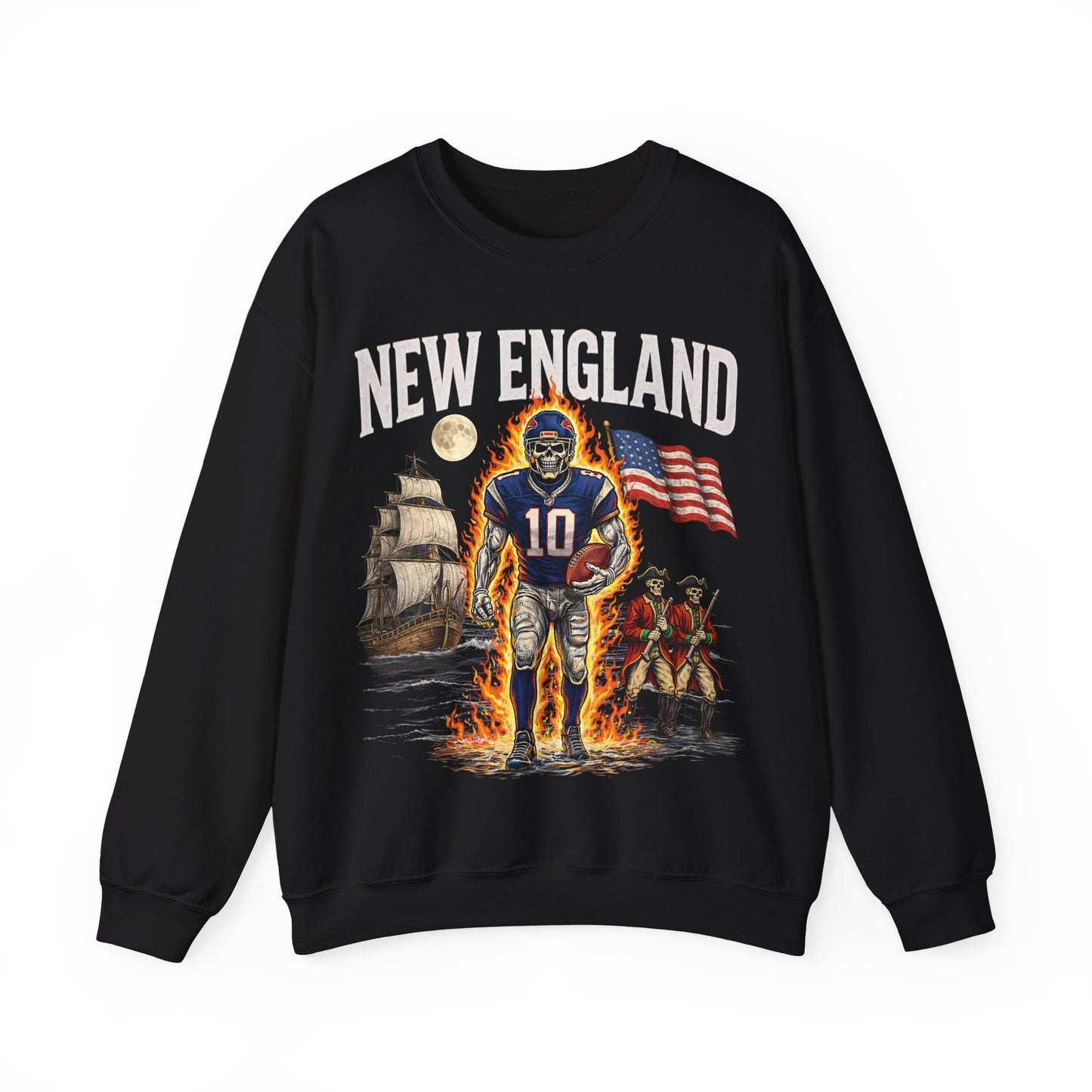 Vintage Skeleton New England Sweatshirt