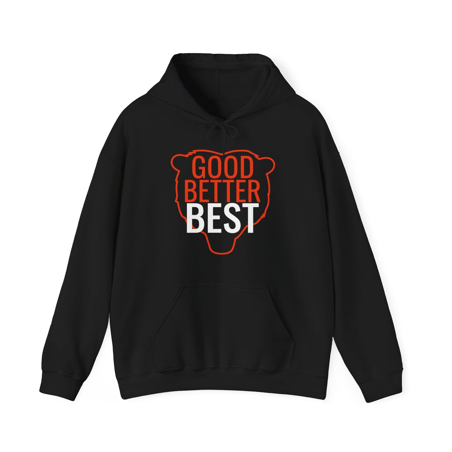 Good Better Best Bear Silhouette Hoodie
