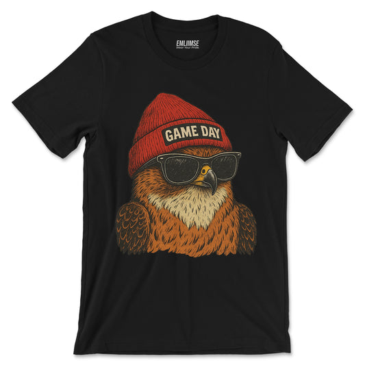 Cool Falcon Bird Game Day T-Shirt