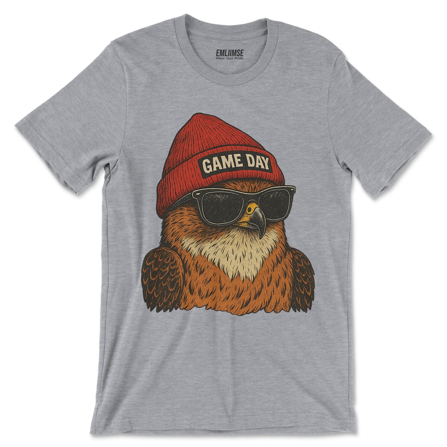 Cool Falcon Bird Game Day T-Shirt