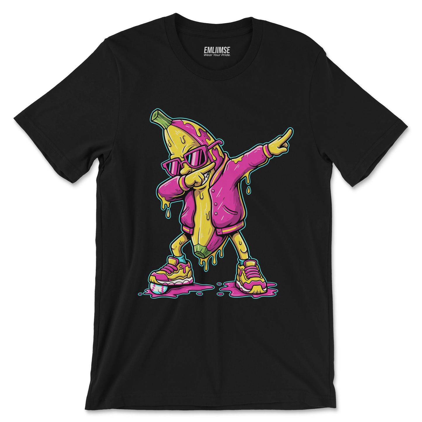 Dabbing Banana Baseball T-Shirt