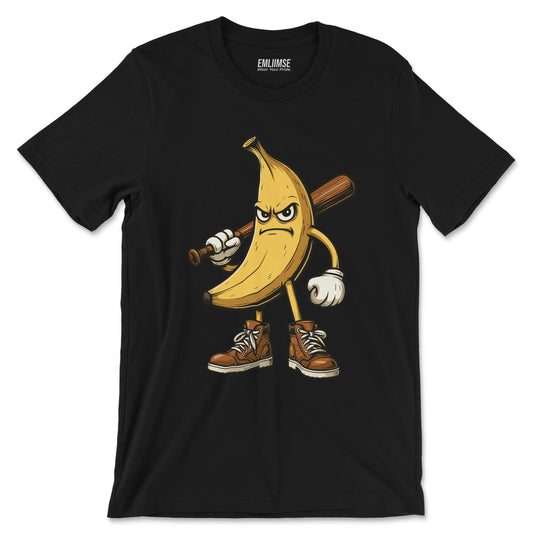 Angry Banana Baseball T-Shirt