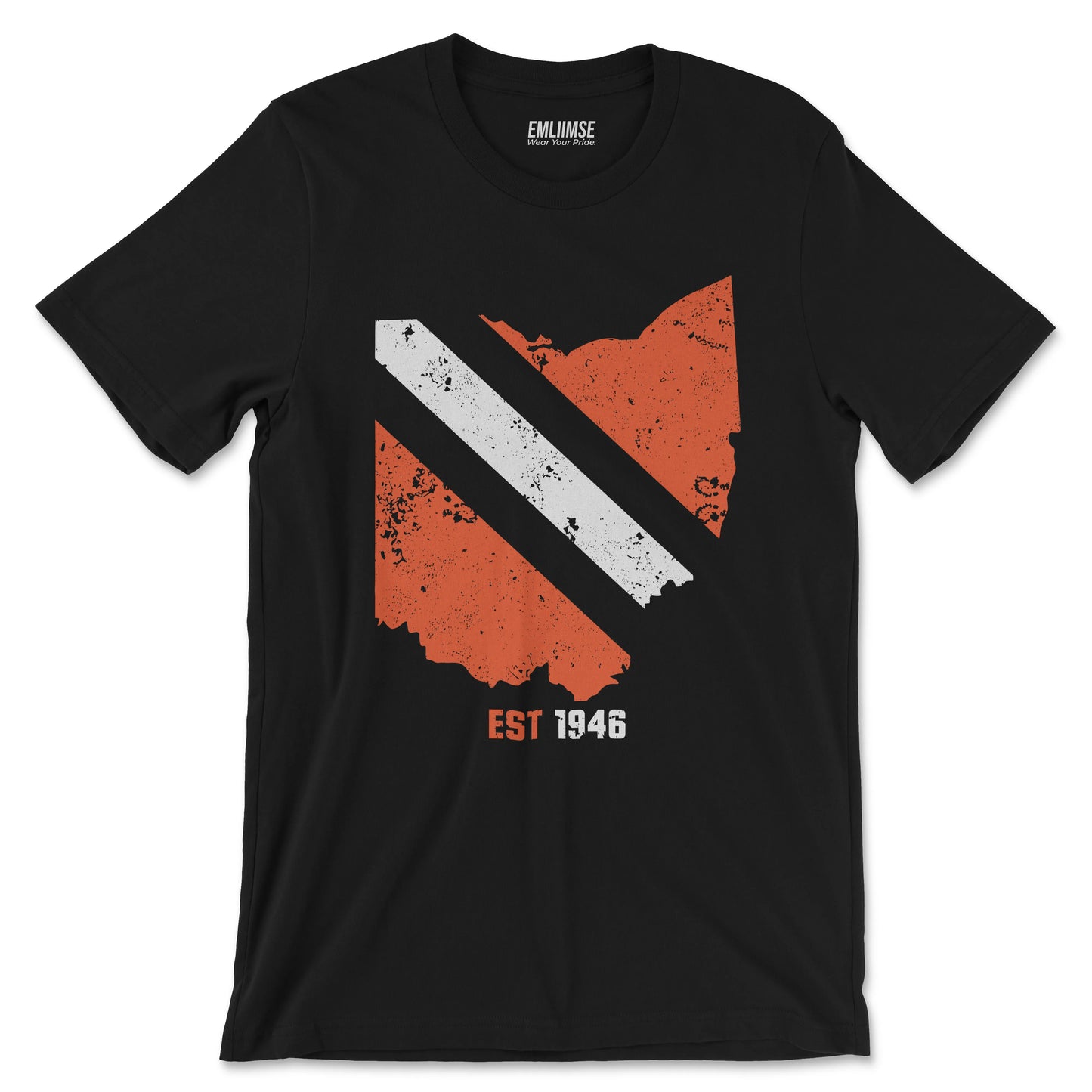 Cleveland City Ohio State Map T-Shirt