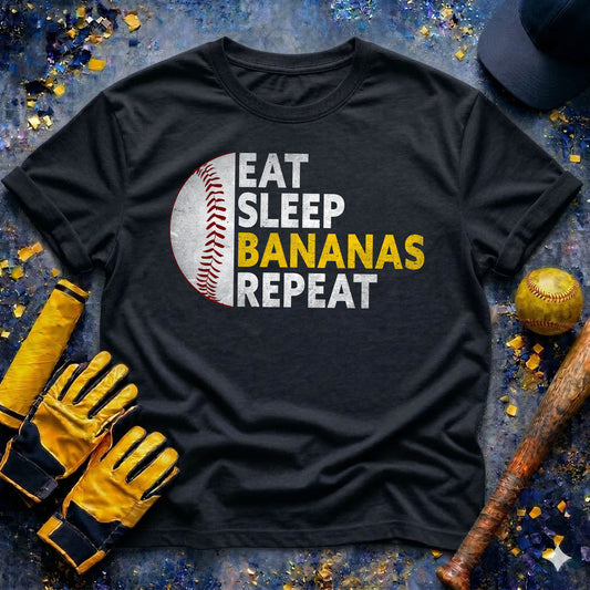 Eat Sleep Bananas Repeat T-Shirt
