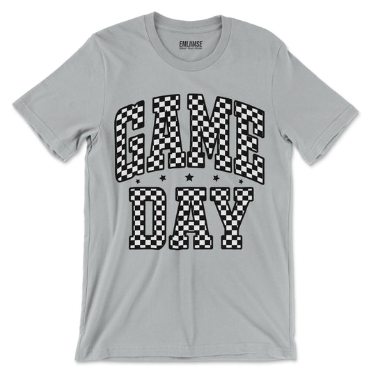 Checkered Pattern Game Day T-Shirt