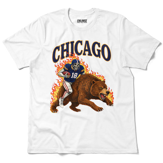 Vintage Skeleton On Bear T-Shirt