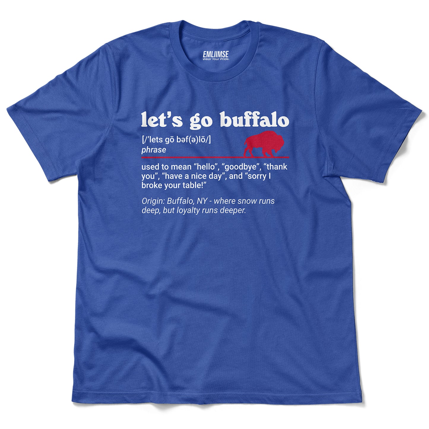 Let's Go Buffalo Definition T-Shirt
