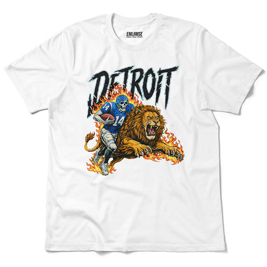 Vintage Skeleton Lion T-Shirt