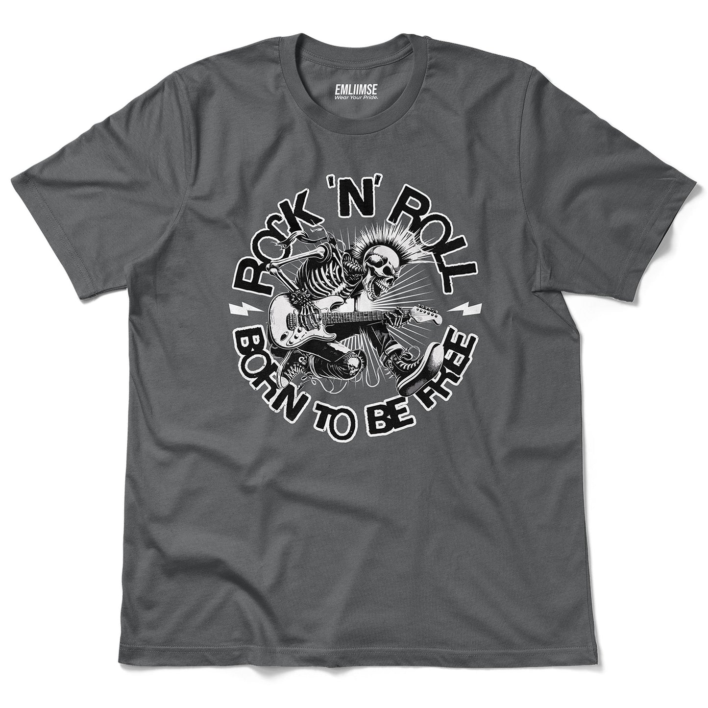 Rock N Roll Born To Be Free T-Shirt