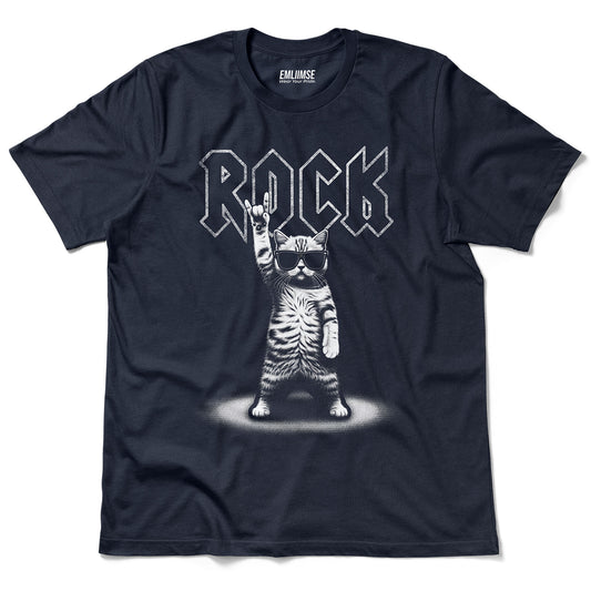 Rock On Cat V1 T-Shirt