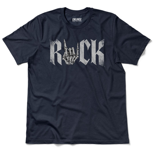 Rock On Skeleton Hand T-Shirt
