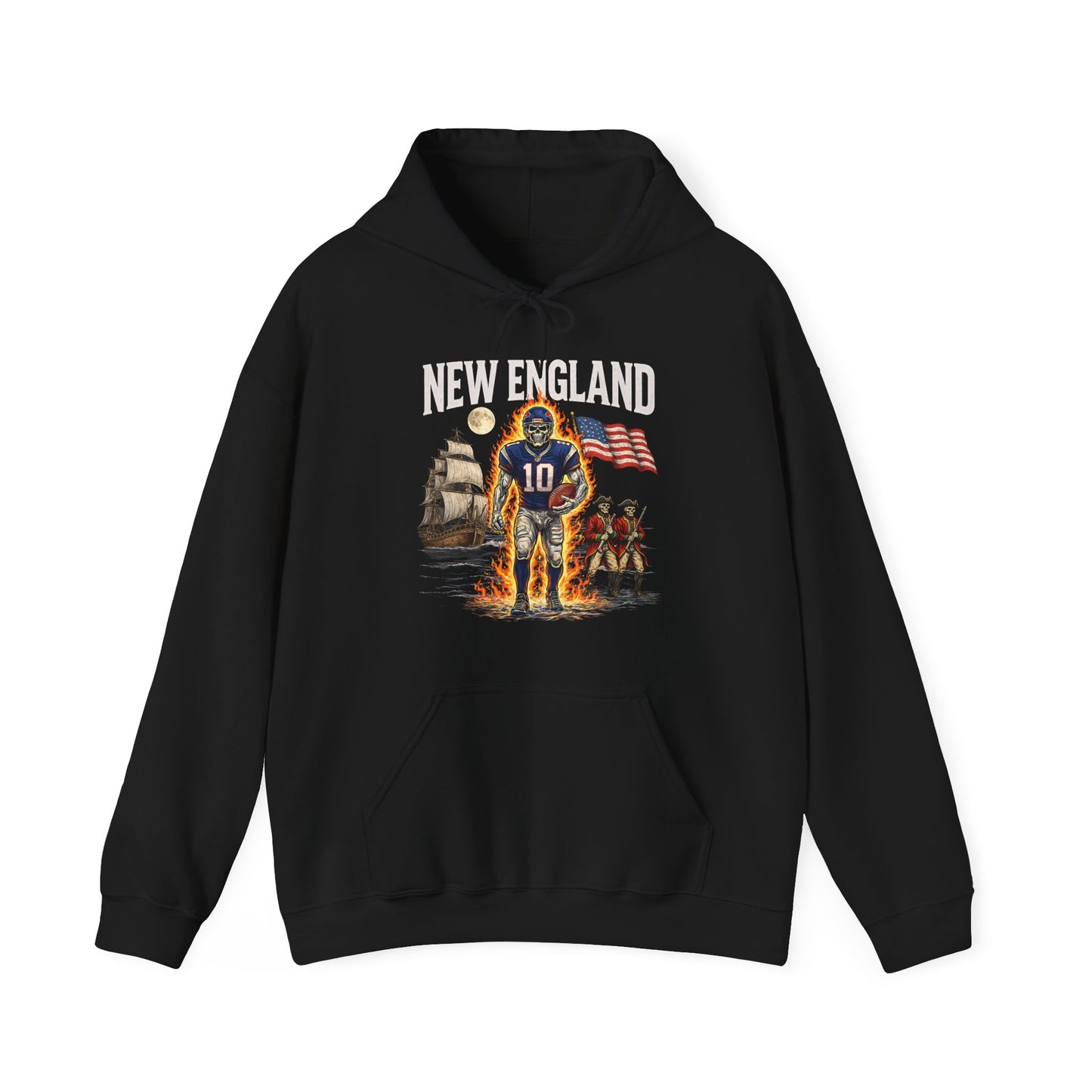 Vintage Skeleton New England Hoodie