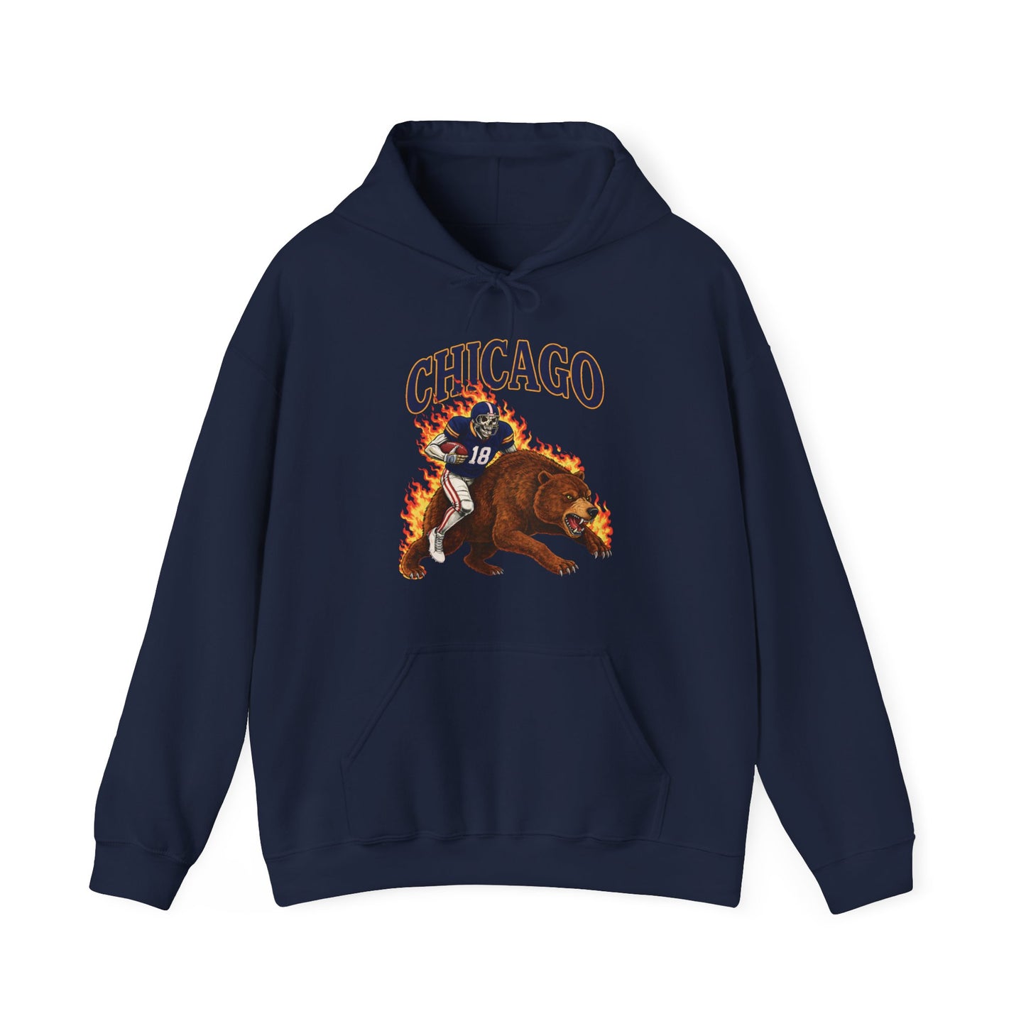 Vintage Skeleton On Bear Hoodie