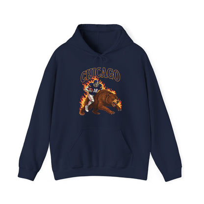 Vintage Skeleton On Bear Hoodie