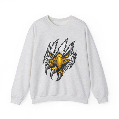 Fierce Eagle Claw Scratch Crewneck Sweatshirt