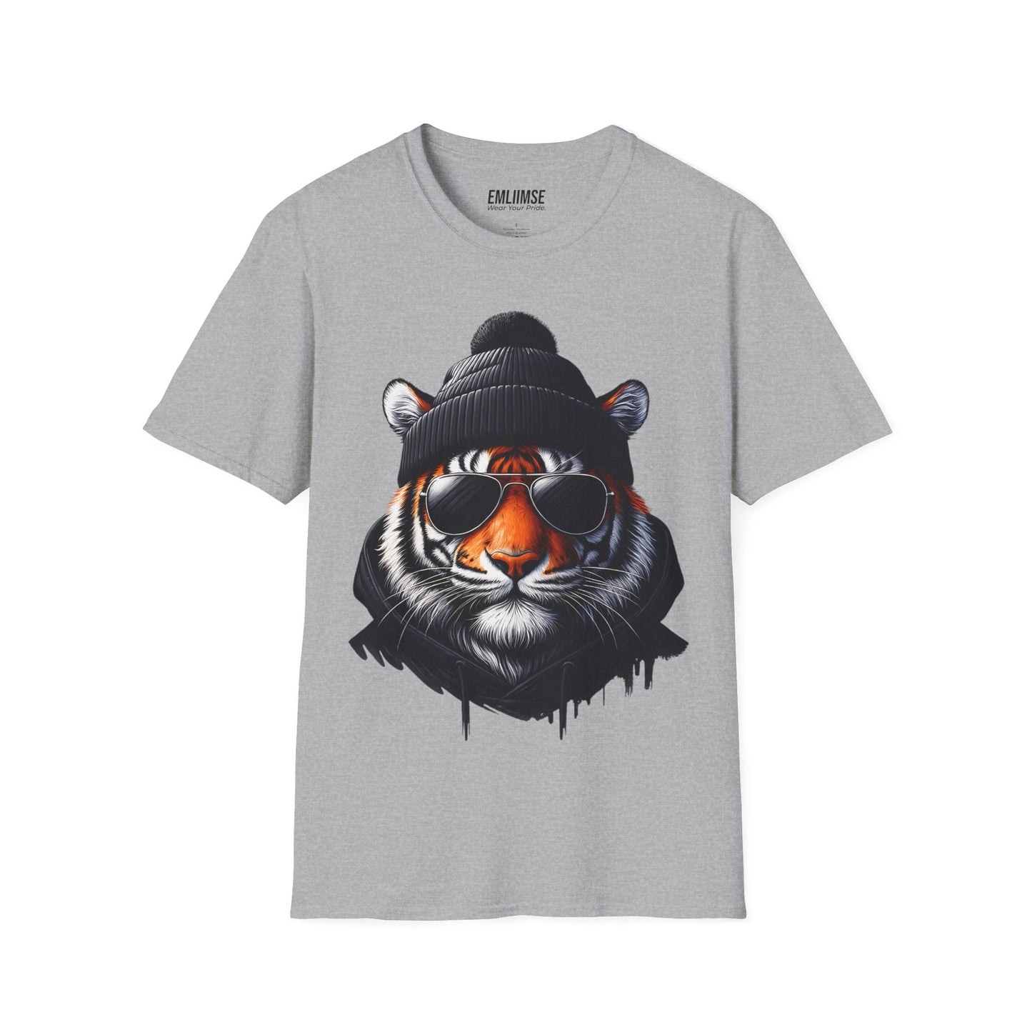 Cool Tiger Splash Art T-Shirt