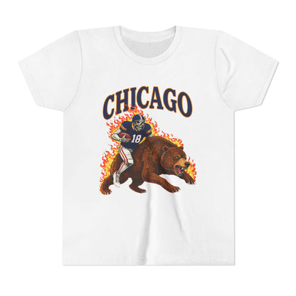 Vintage Skeleton On Bear Youth T-Shirt