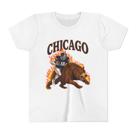 Vintage Skeleton On Bear Youth T-Shirt