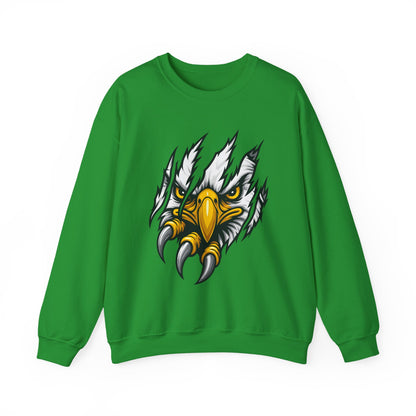 Fierce Eagle Claw Scratch Crewneck Sweatshirt
