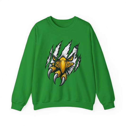 Fierce Eagle Claw Scratch Crewneck Sweatshirt