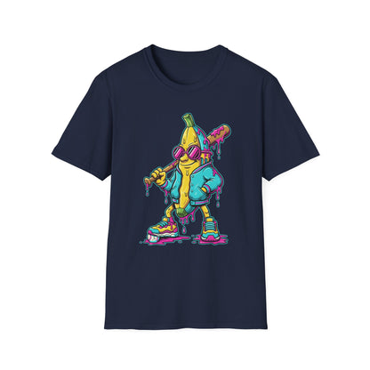 Banana Baseball Drip Art T-Shirt