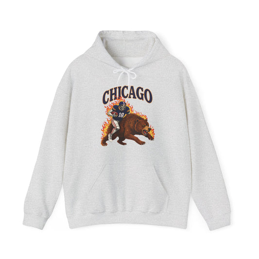 Vintage Skeleton On Bear Hoodie