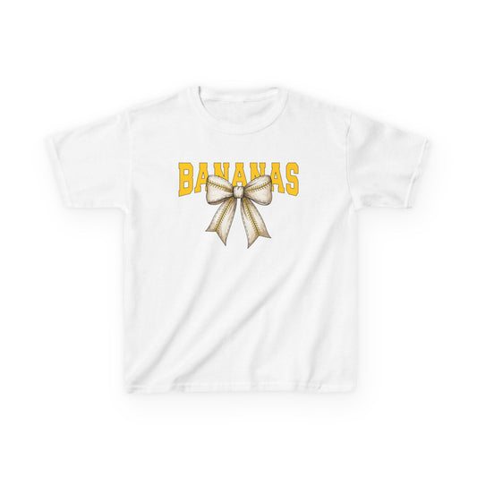 Bananas Coquette Bow Youth T-Shirt