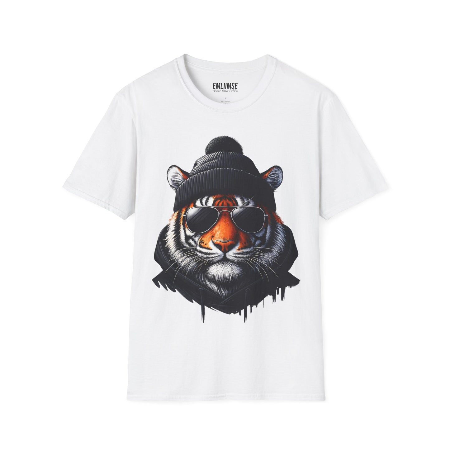 Cool Tiger Splash Art T-Shirt