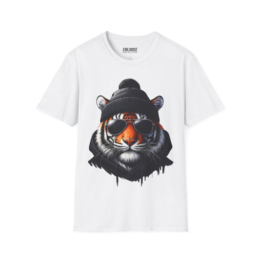 Cool Tiger Splash Art T-Shirt