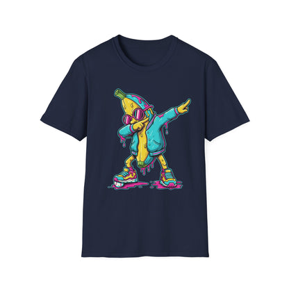 Dabbing Banana Baseball Drip T-Shirt