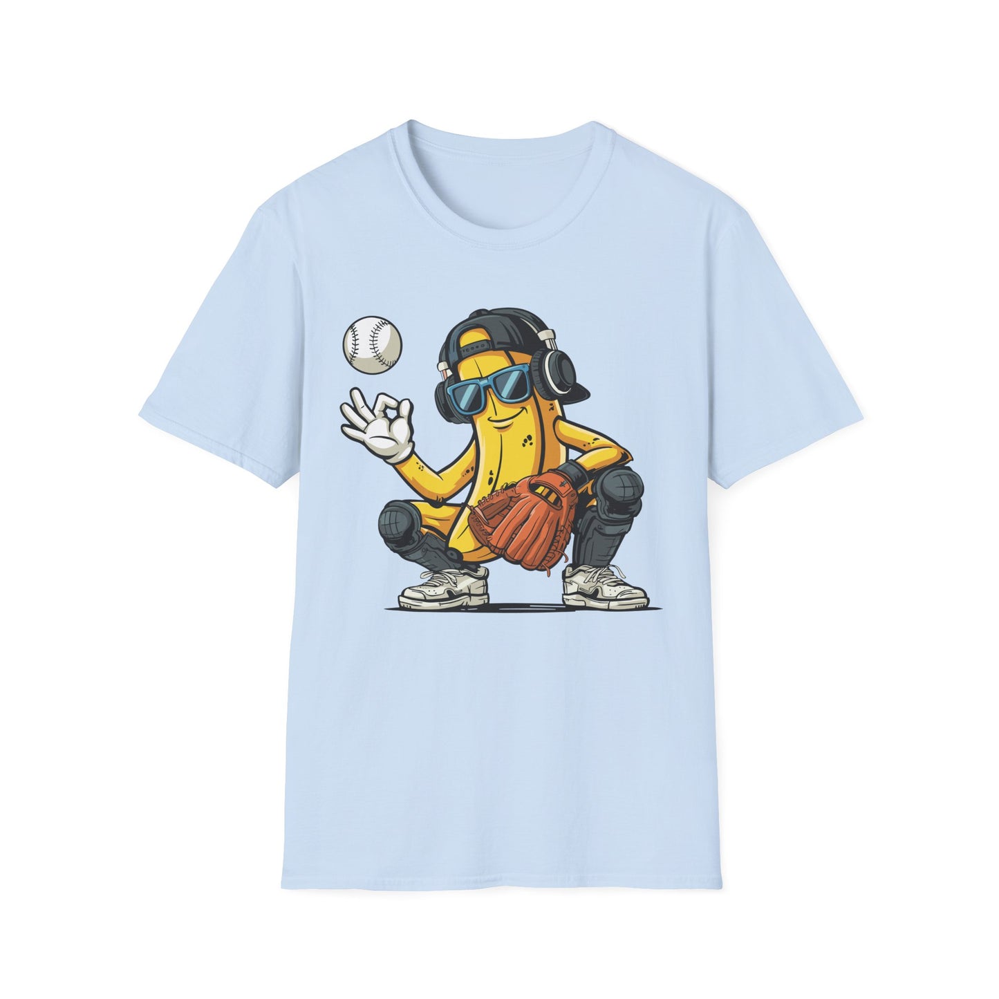 Banana Catcher Baseball T-Shirt