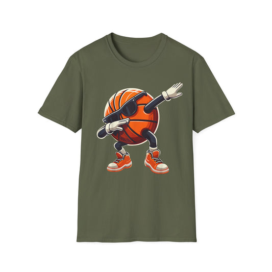 Retro Dabbing Basketball T-Shirt