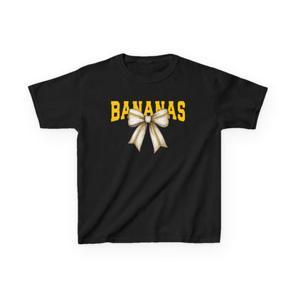 Bananas Coquette Bow Youth T-Shirt