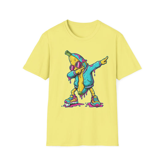 Dabbing Banana Baseball Drip T-Shirt