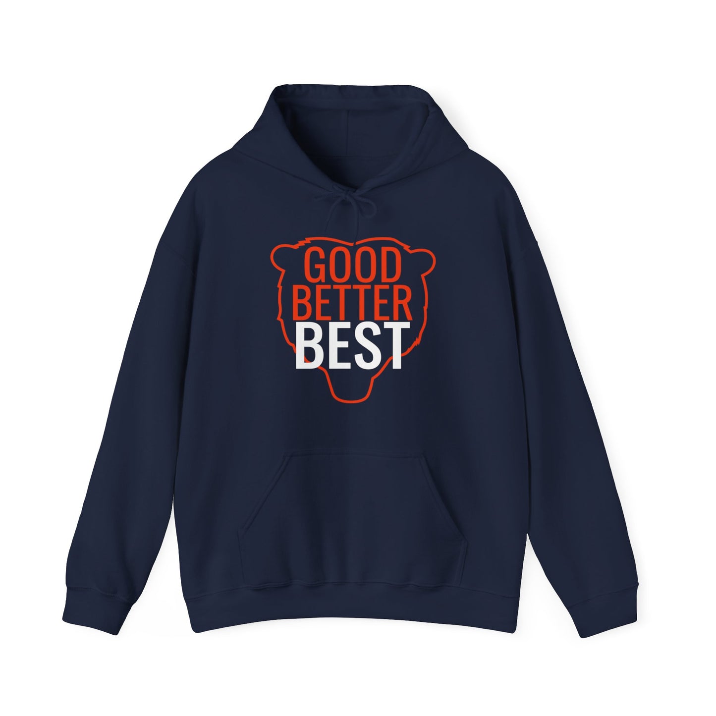 Good Better Best Bear Silhouette Hoodie