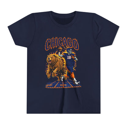 Vintage Skeleton Bear Youth T-Shirt