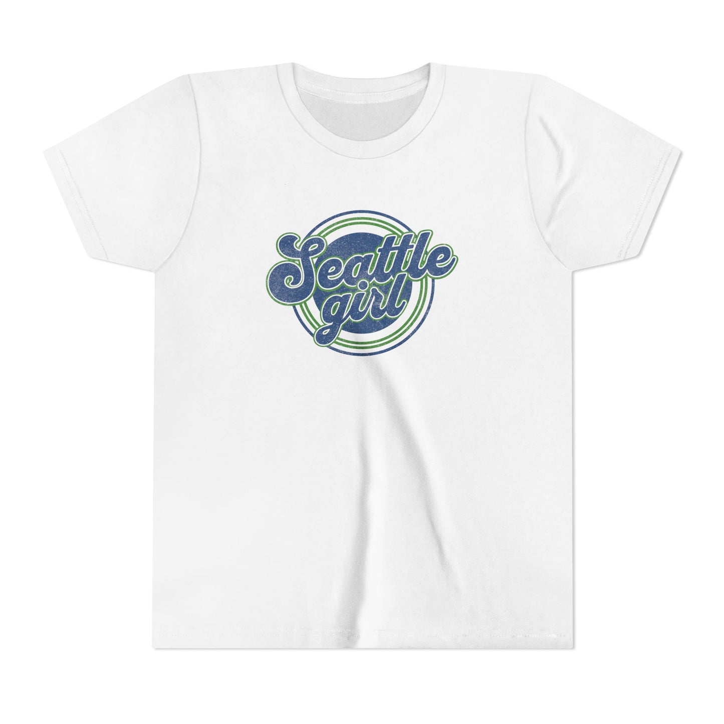 Vintage Seattle Girl Youth T-Shirt