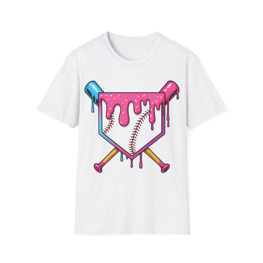 Baseball Bats Ice Cream Drip T-Shirt