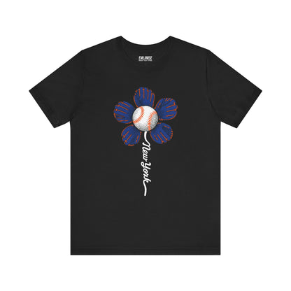 Blue Sun Flower New York T-Shirt