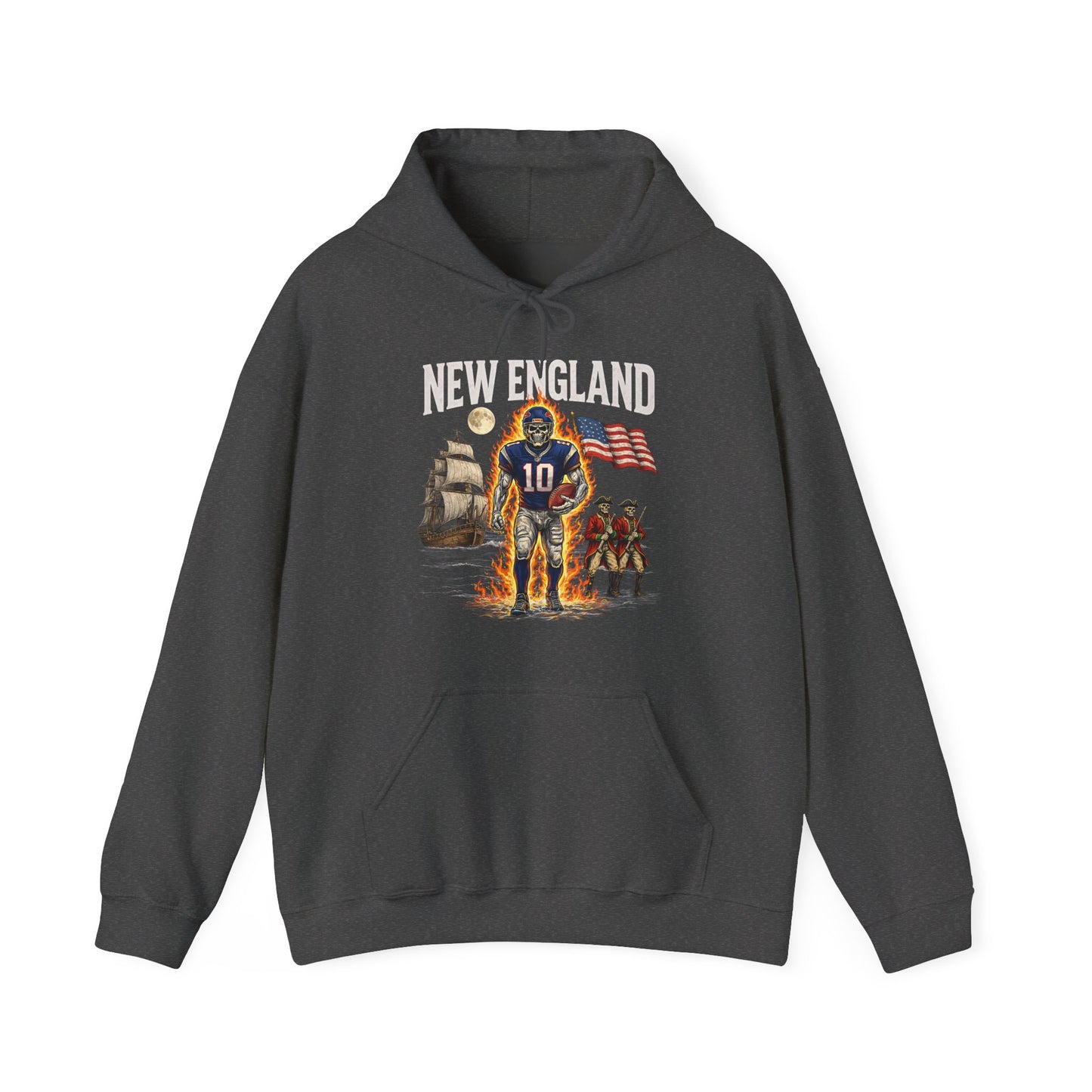 Vintage Skeleton New England Hoodie