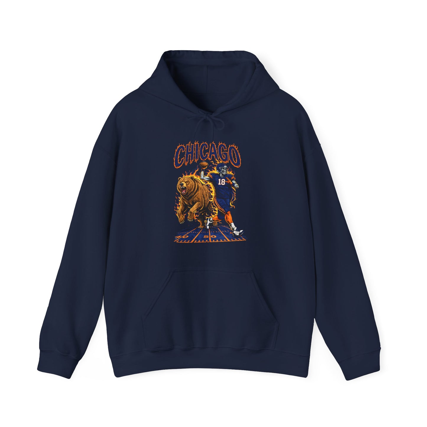 Vintage Skeleton Bear Hoodie