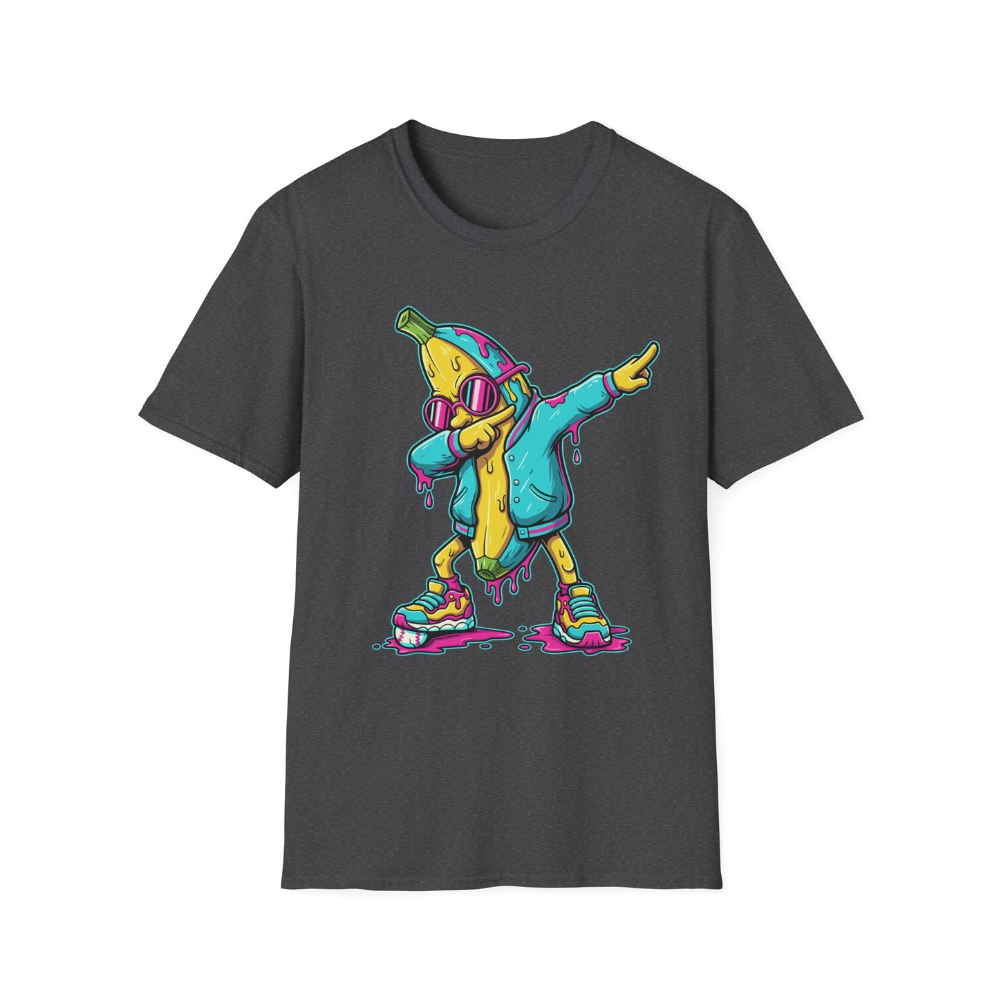 Dabbing Banana Baseball Drip T-Shirt