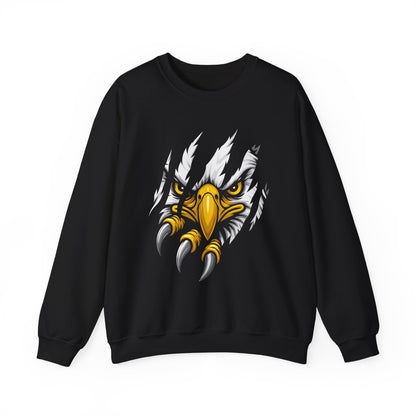Fierce Eagle Claw Scratch Crewneck Sweatshirt