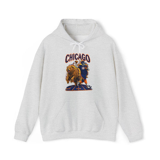 Vintage Skeleton Bear Hoodie
