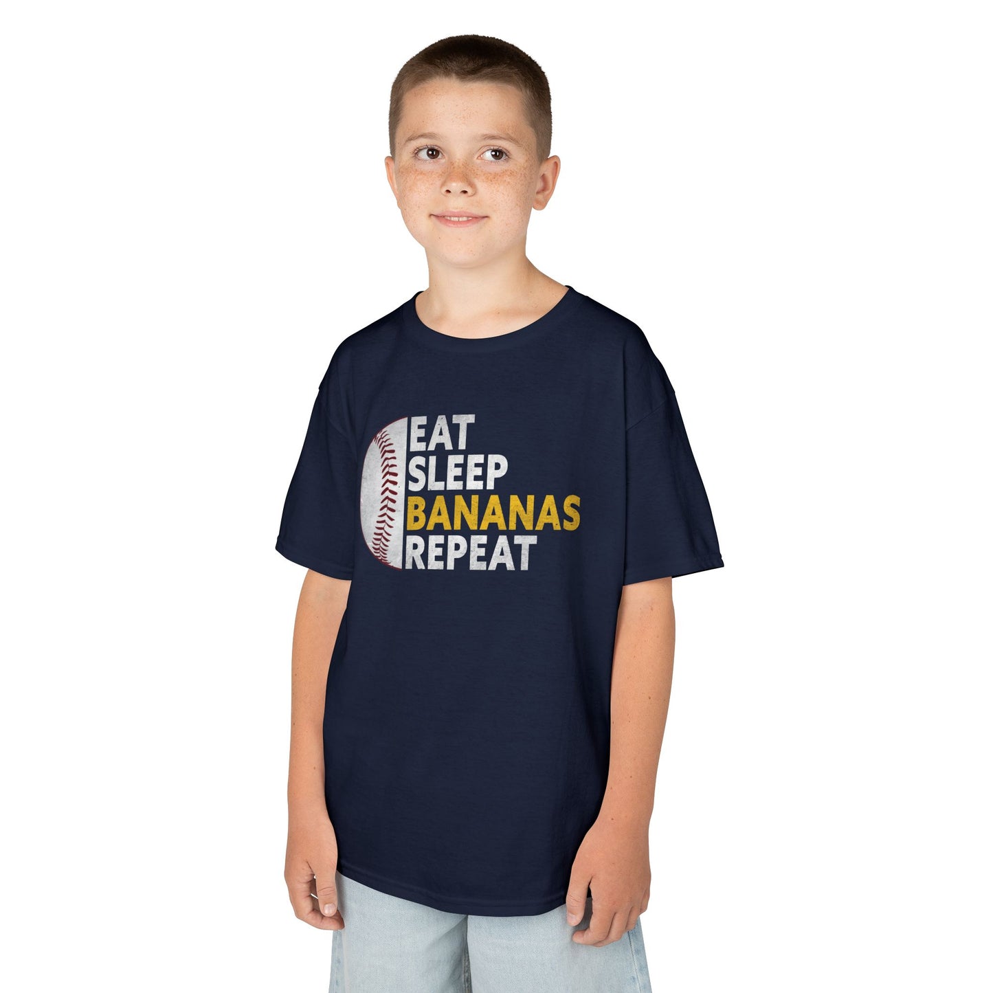 Eat Sleep Bananas Repeat Youth T-Shirt